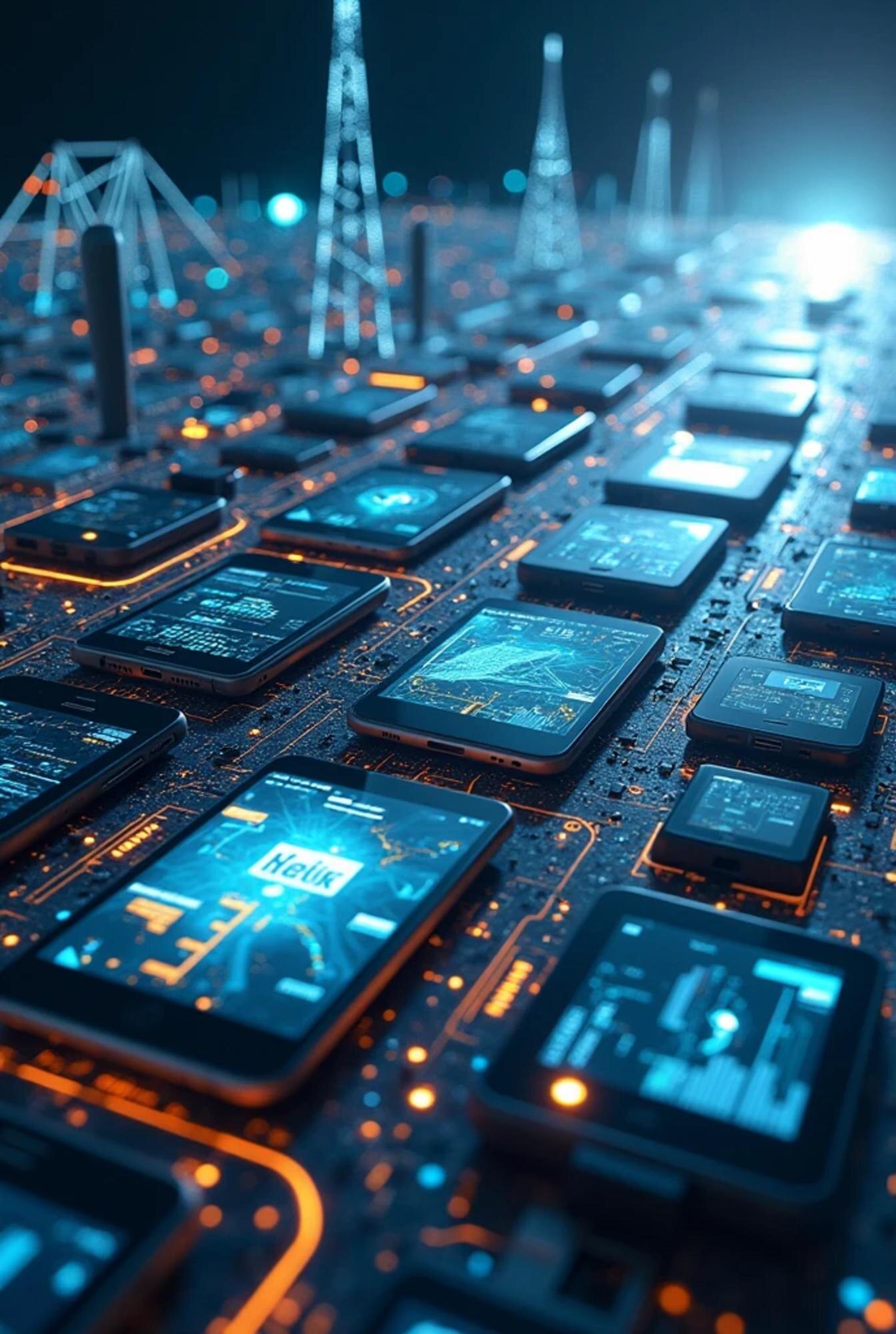 Energy utility operations command centre with grid management and asset analytics dashboards